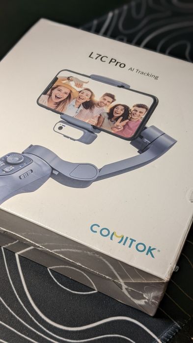 Lc7 Pro AI Black стабілізатор  3-осьвий для смартфона