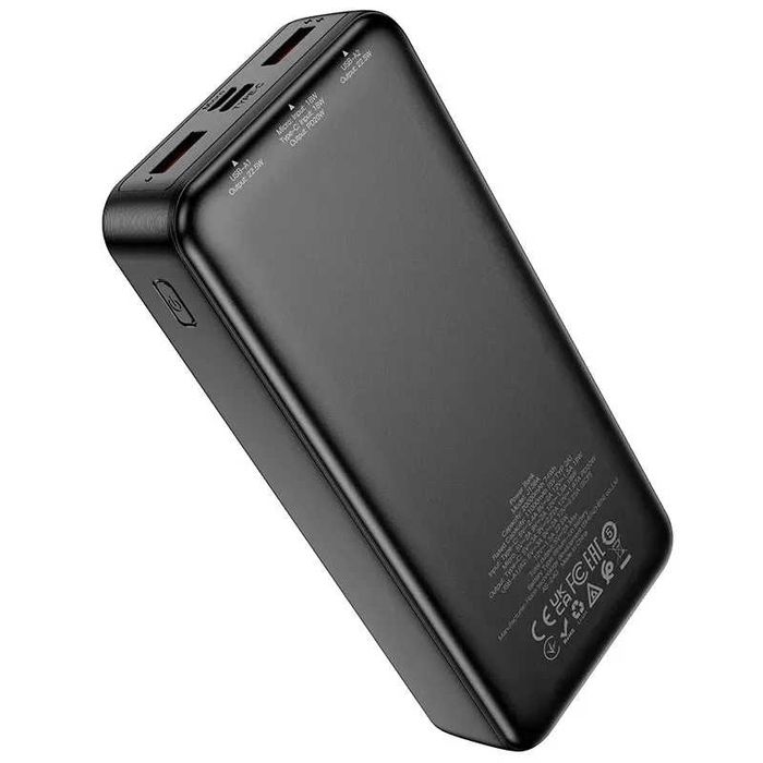 20000mAh HOCO J136A 22.5w якісний оригінальний павербанк; Портативна батарея зі швидкою зарядкою. Зарядний пристрій Power Bank xiaomi baseus redmi