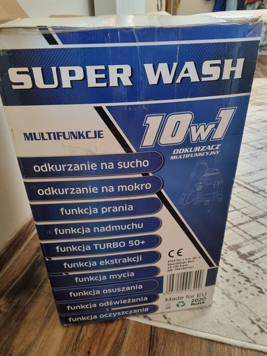 Odkurzacz piorący KANWOD super wash 10w1