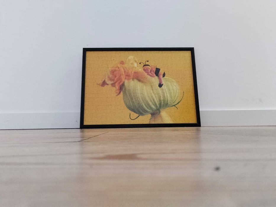 Quadro de Anne Geddes de 500 peças emoldurado e novo