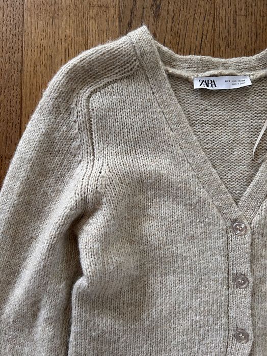nowy kardigan sweter zara