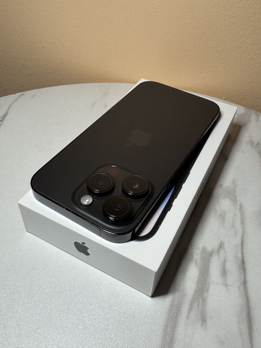MEGA ZESTAW iPhone 14 PRO • 100% baterii • GRATIS kostka, kabel, szkło, etui