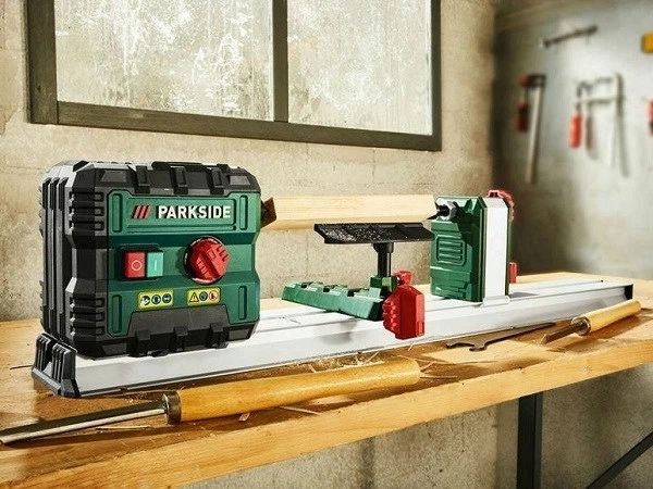 Токарный станок по дереву для заготовок (до 60см/Ø25см) 600Вт PARKSIDE