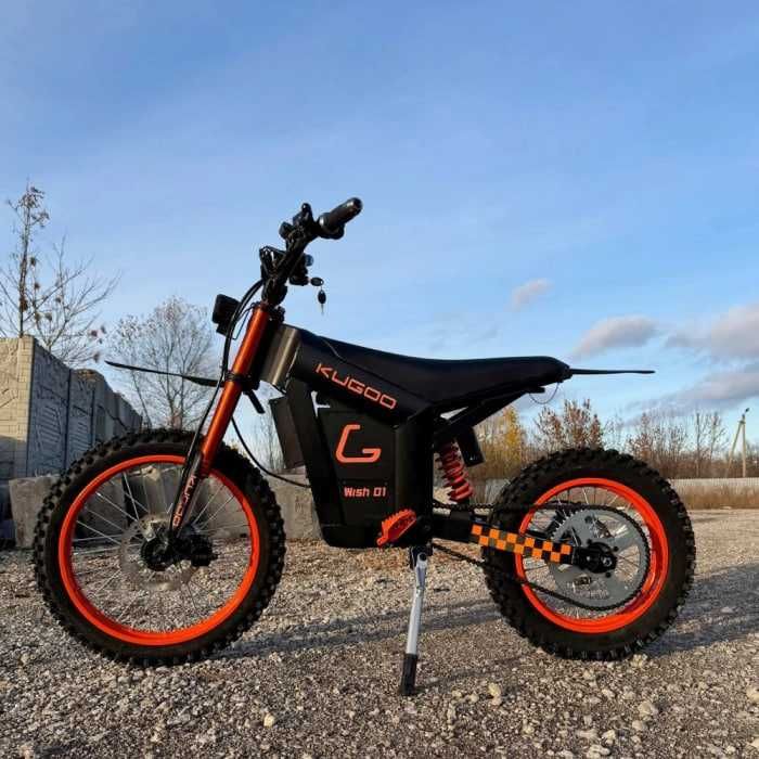 Kugoo PitBike 01 MAX потужний електропітбайк 4000W  52V 35Ah ГАРАНТІЯ!