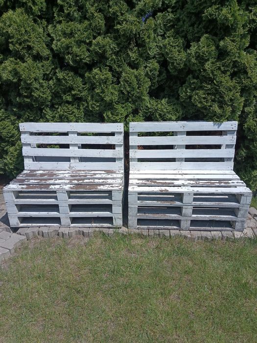 Ławki ogrodowe z palet