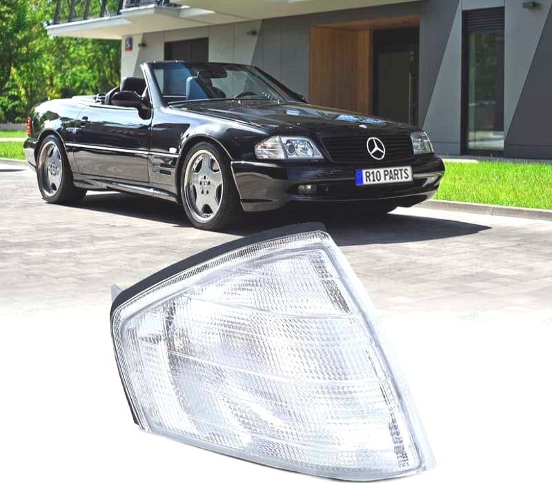 PISCA FRONTAL DIR MERCEDES SL W129 89-98 BRANCO