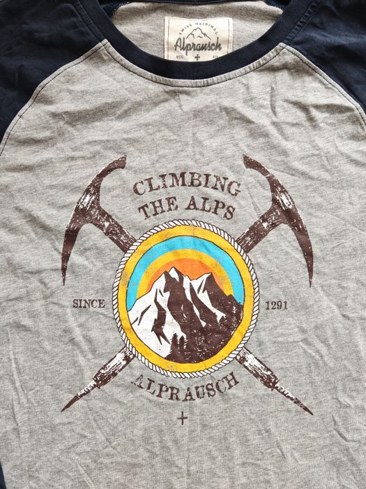 Bluza męska Alprausch r. L longsleeve górska trekkingowa bluzka