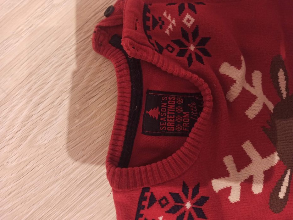 George 24-36 miesięcy sweterek święta renifer