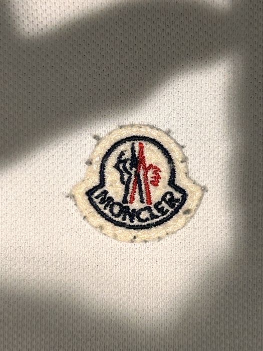 Поло moncler белое