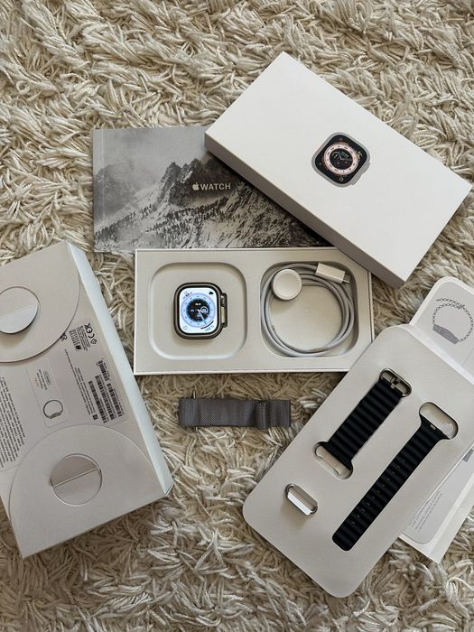 Apple Watch Ultra 1 Titanium 49 mm смарт часы чистый айклауд
