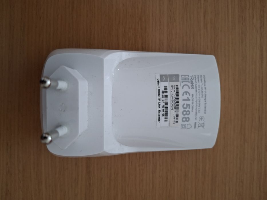 Extensor sinal WIFI TP Link modelo TL-WA850RE V.4.64283910394498121
