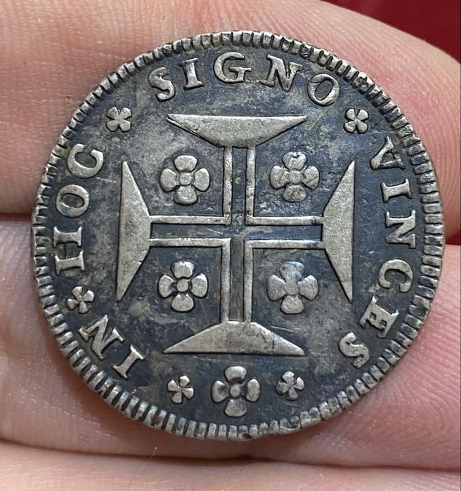 Moeda 407 - 12 Vintens 240 Reis D JOSO V