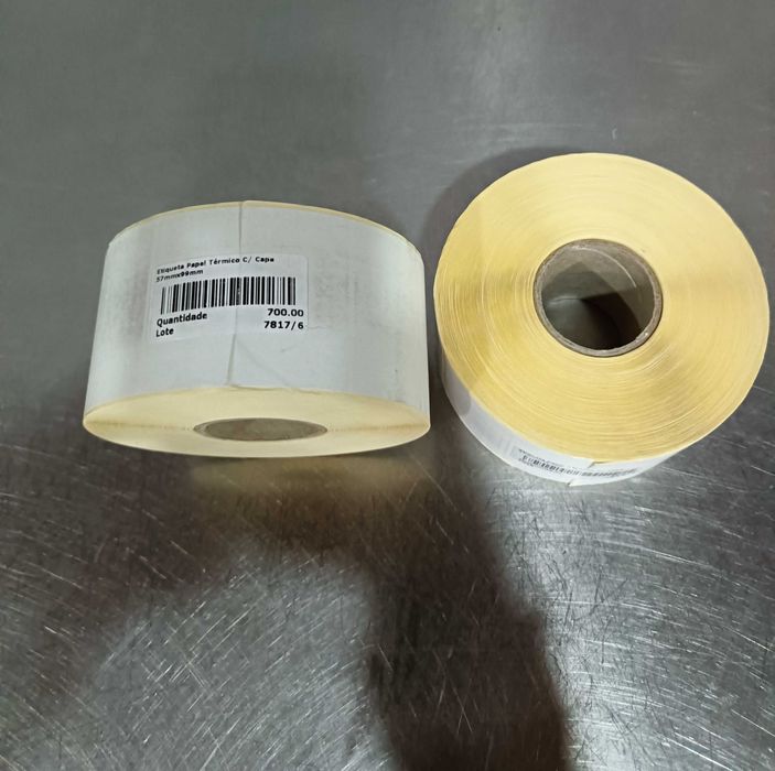 Etiquetas térmicas c/capa 57x99mm
