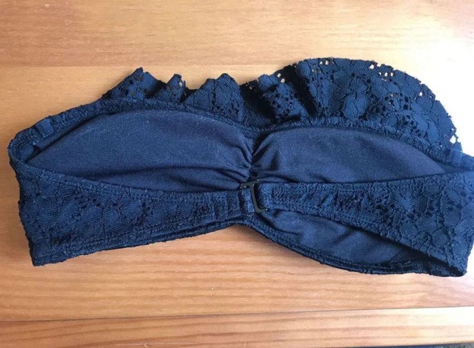 Top biquíni preto