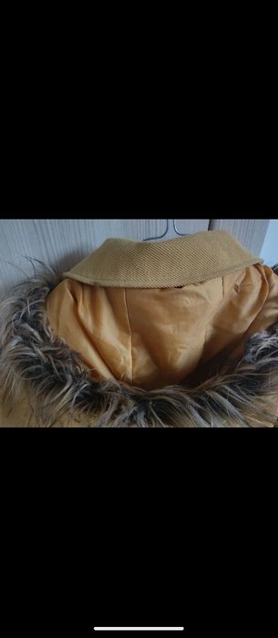 Orsay musztardowa kurtka budrysówka/ płaszcz damski rozmiar M