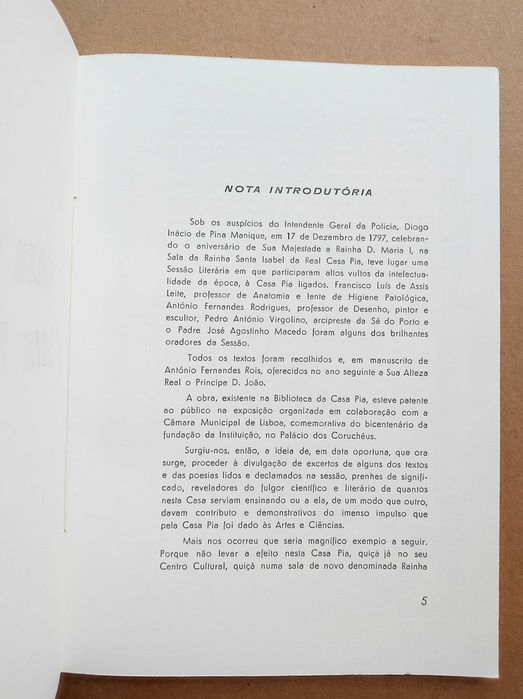 Livro Casa Pia de Lisboa – “ilustre padrão, ilustre glória” (1986)