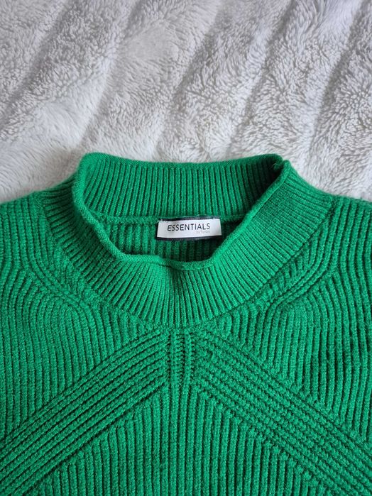 Zielony sweter Tchibo L XL wiskoza