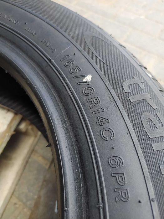 2x używane opony letnie 165/70 R14C Lassa Gwarancja Montaż