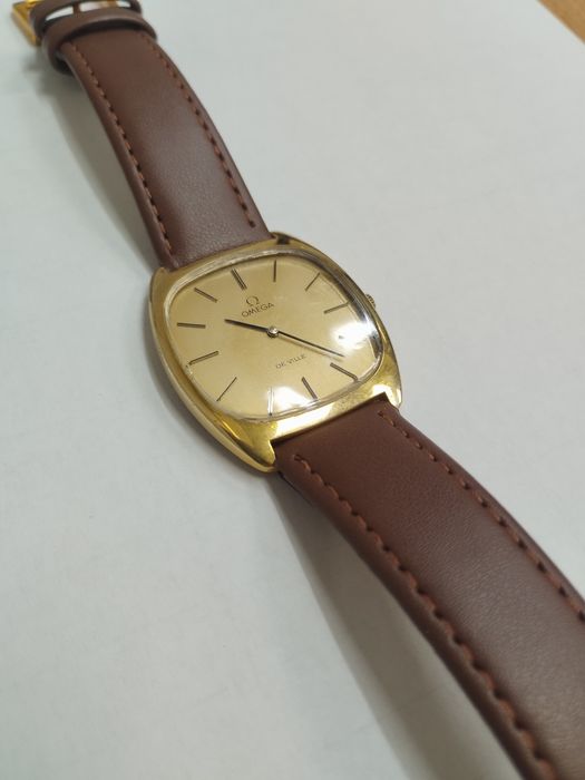Omega De Ville. 111.039 Cal.625 złocony 20 mikronów