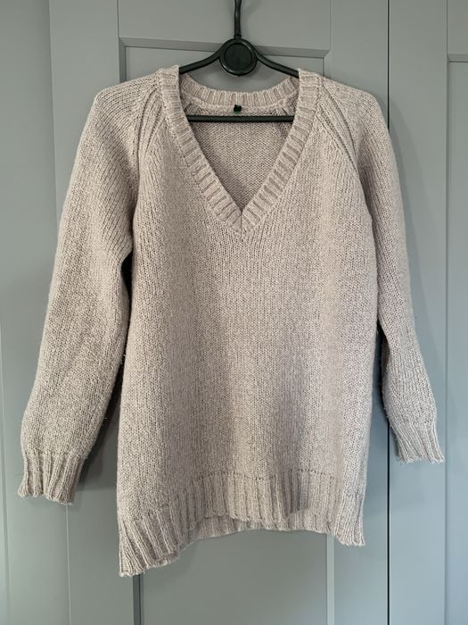 Sweter moherowy Benneton rozmiar S