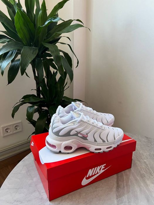 ТОП! Nike Air Max TN + White Pink , жіночі кросівки  , кросівки Найк