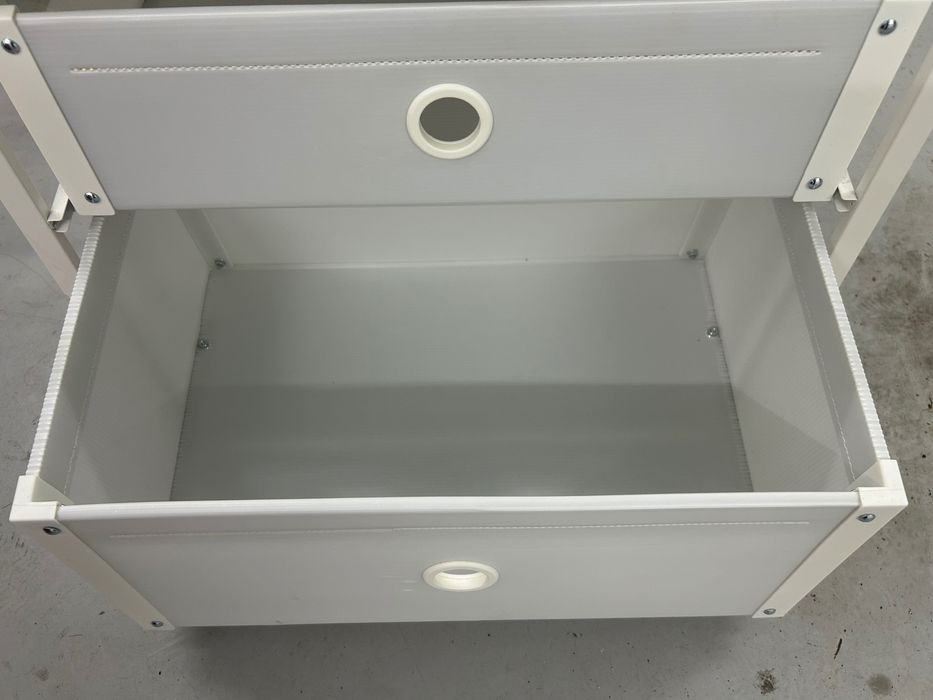 Cómoda c/3 gavetas, branco, 55x36x62 cm