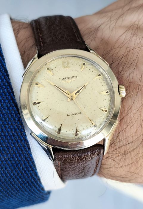 Oryginalny szwajcarski zegarek Longines z 1954 roku