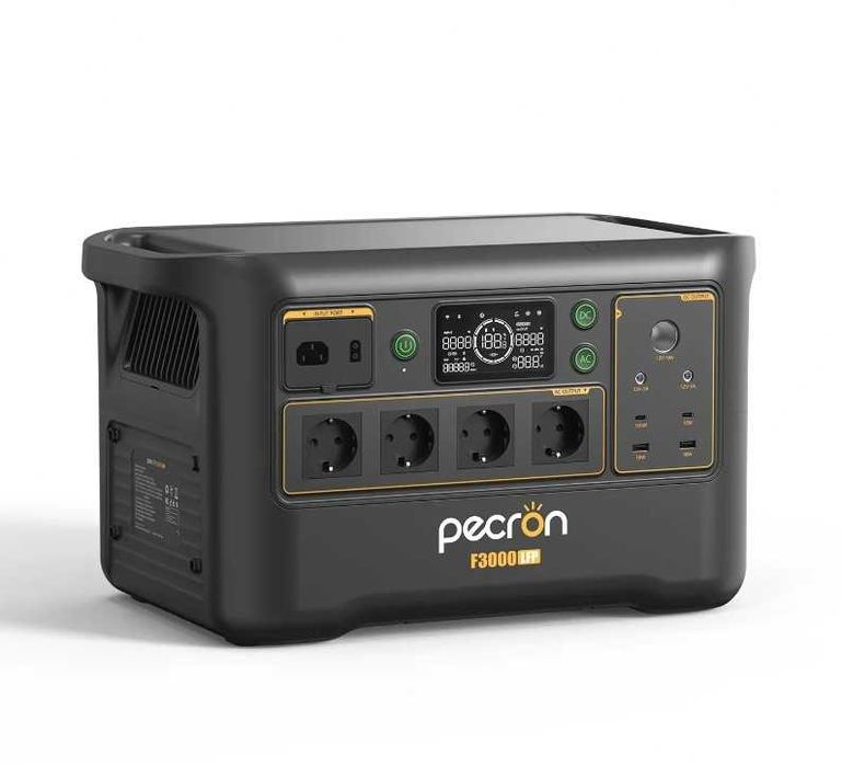 Estação Energia Pecron 3600W/4500W MPPT 1600W 3072Wh LifePO4 BT WI-FI