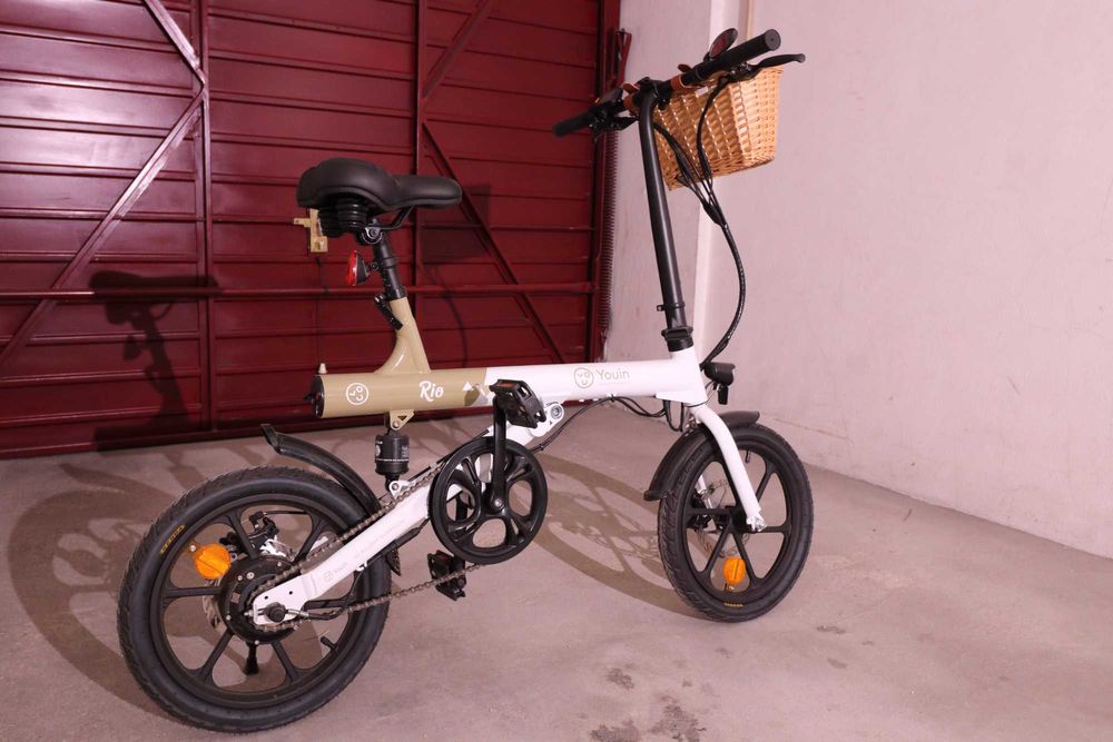Bicicleta elétrica Youin Rio como nova. Fez 30 km