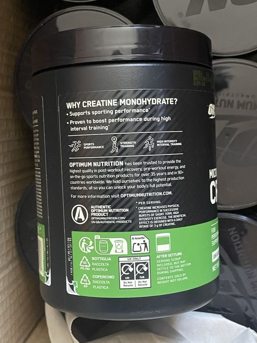 Optimum Nutrition Creatine Powder 317g Креатин Моногідрат 300 г