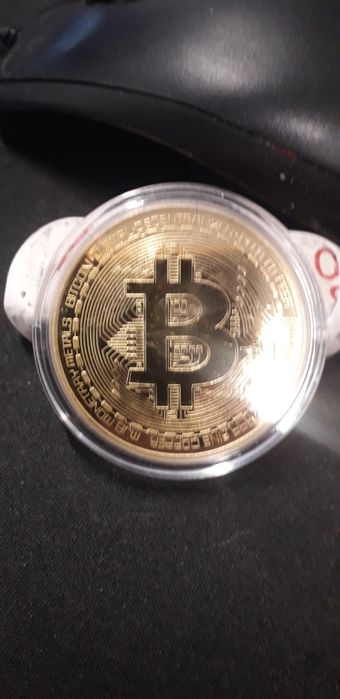Moeda Bitcoin colecção