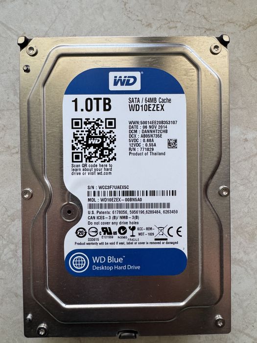 Dysk WD Blue 1 TB 3,5”