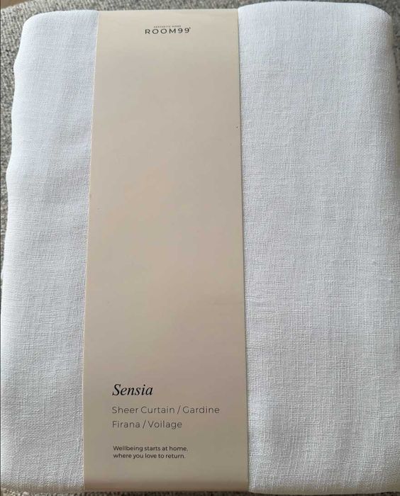 Firana SENSIA - biała 400X260 taśma