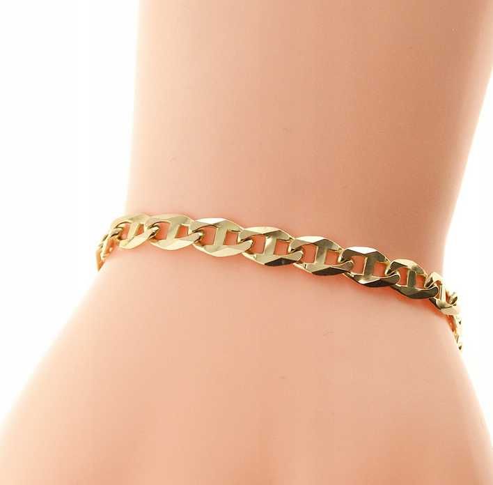 Złota bransoletka GUCCI pr.585 19cm KUTA