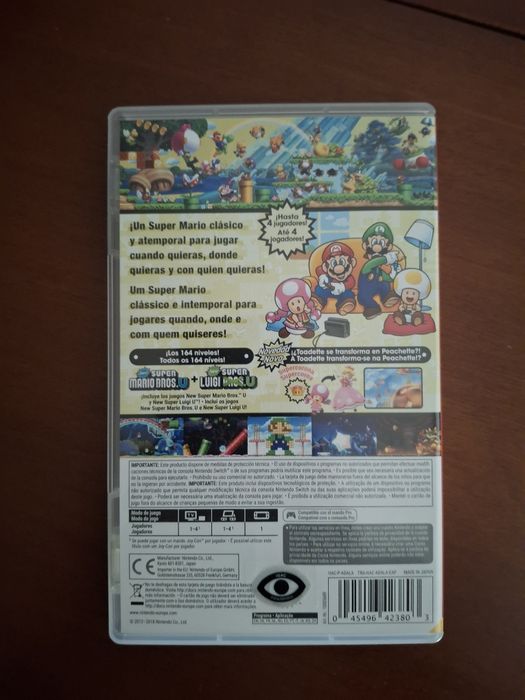 Jogo Nintendo Switch Super Mario Bros U (Deluxe Edition)