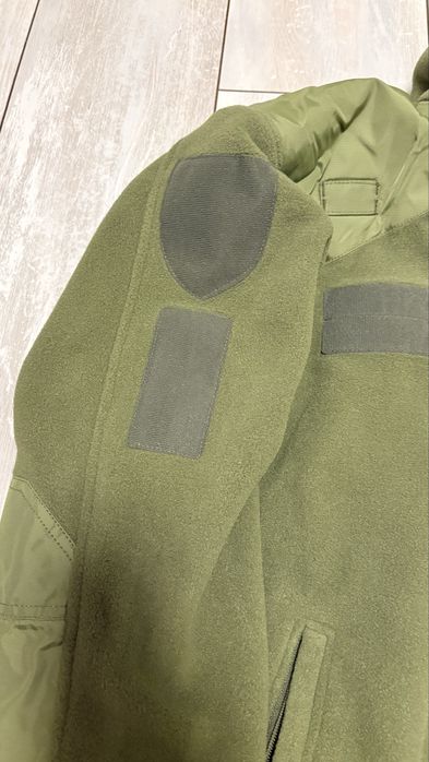 Куртка, кофта флісова  колір хакі