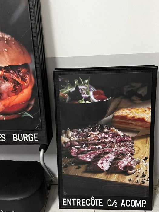 Quadros Decorativos Premium – Hambúrguer Gourmet & Cortes de Carne (Restaurante)