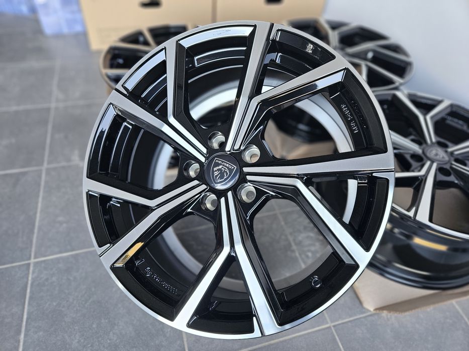 Peugeot 18 " Nowe 5x108 Felgi 3008 / 5008 / 508 Czarne Alufelgi
