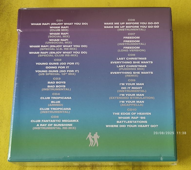 Wham - The Singles: Echoes From The Edge Of Heaven 10CD Boxset