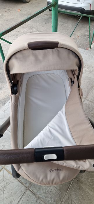 Продам коляску 2в1 Cybex balios s lux Almond Beige 2в1 беж