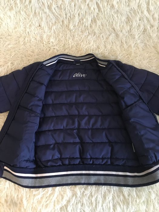 Куртка на теплу осінь весна синя