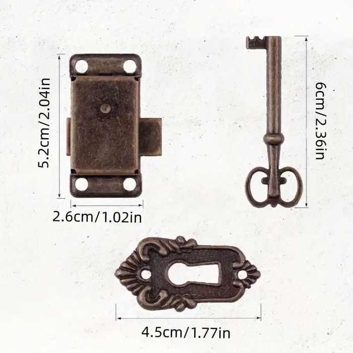 Fechadura de sobrepor para móveis
