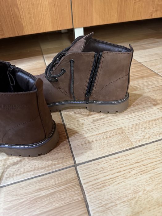 Черевикі чоловічі Нові в коробці шкіряні 42 розмір 27 сантиметрів