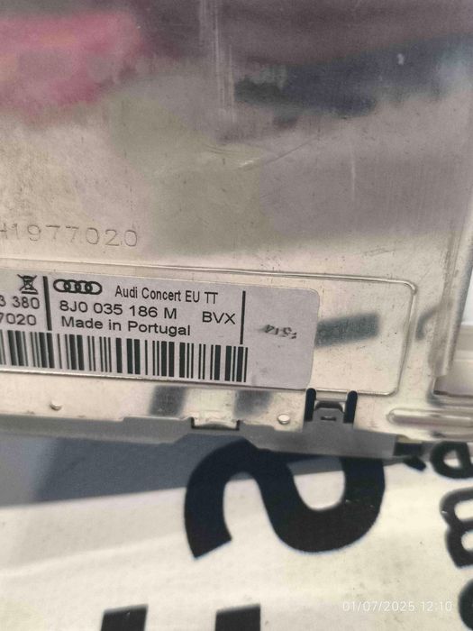 Rádio / Auto Rádio AUDI TT Roadster 2.0 TFSI quattro (147 kW / 200 cv) [06.2008 - 06.2010] 8J0035186M (OEM) | 7647013380 (OEM)