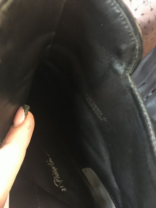 Кожанные полусапожки Vero Cuocio  большого размера