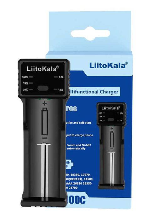 Зарядное устройство+PowerBank  LiitoKala Lii-100C