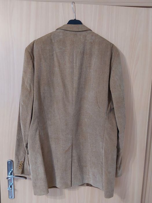 Marynarka męska beżowy sztruks Montego L stan idealny