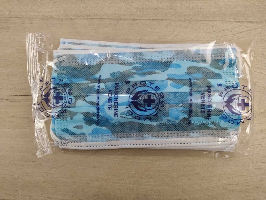 VENETE Maska chirurgiczna typ I Blu Moro 7 x 10 sztuk PO DACIE