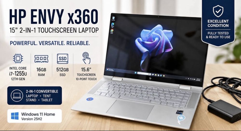HP ENVY x360 15-ee0xx 16GB 512GB 訳あり hp envy x360 15 - купить ноутбуки - Цена на OLX.ua