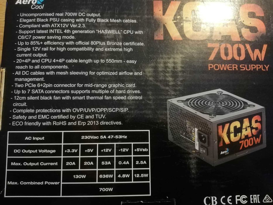 Aero col zasilacz ATX 700w